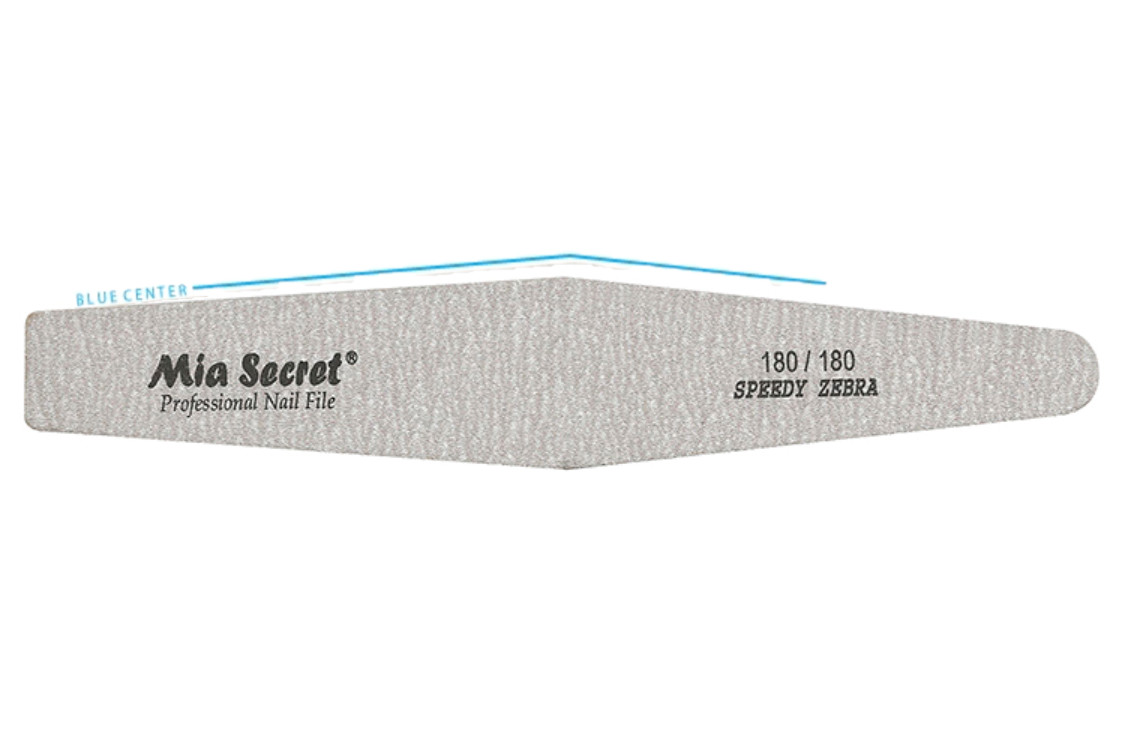 Mia Secret Nail File – Speedy Zebra/ Sponge (Diamond/Halfmoon) – Pick Yours