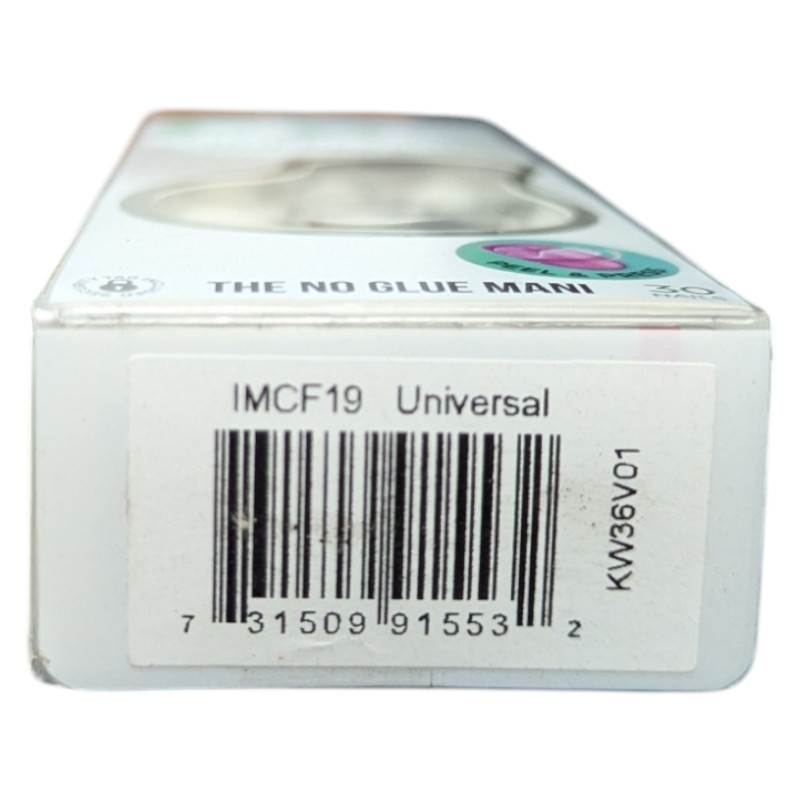 KISS imPRESS Color FX, – No Glue Mani, Peel & Press – IMCF19 Universal