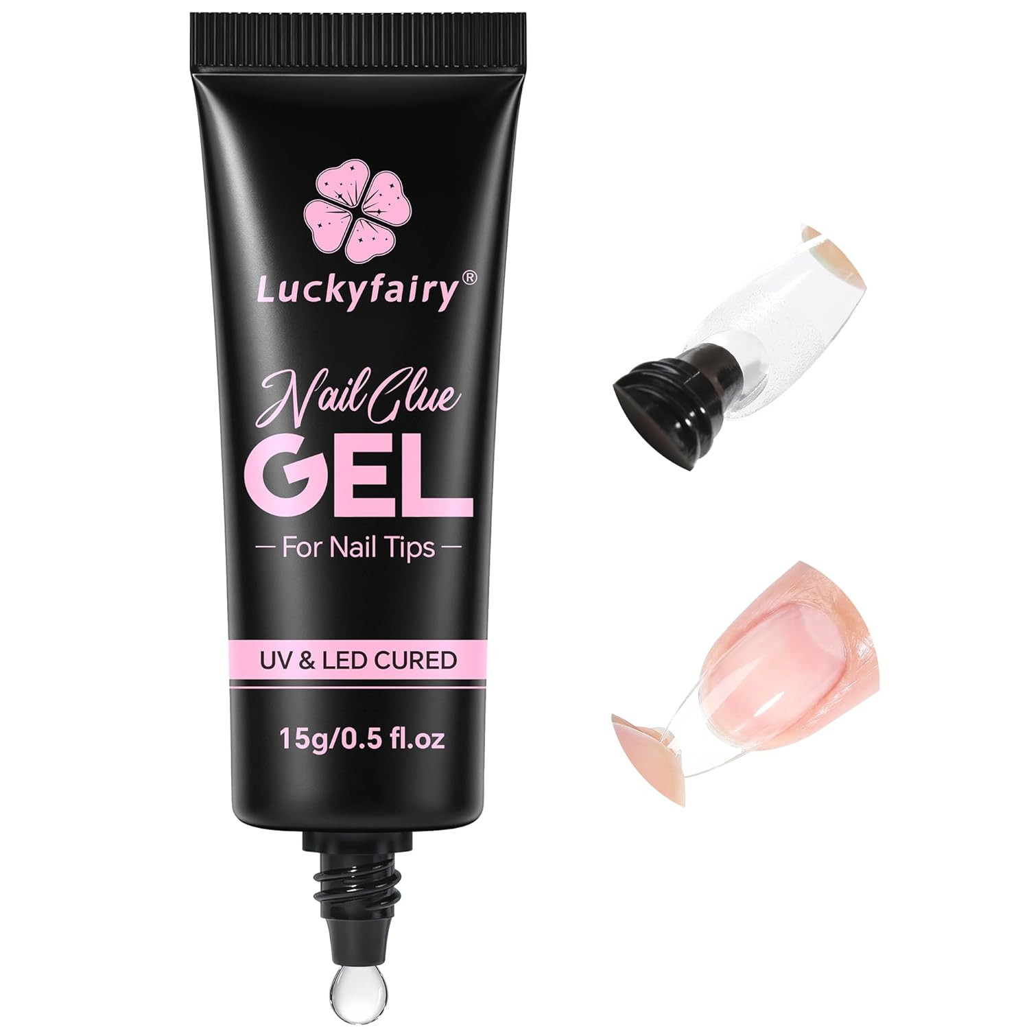 Nail Glue Remover for Press on Nails, 15Ml Acetone-Free Nail Polish Remover, Mul