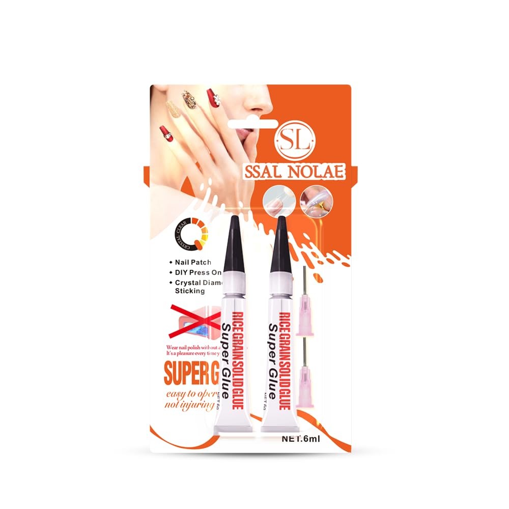 Nail Glue 12ML for Press On Nails – Quick Dry, Long Lasting, Non-Toxic