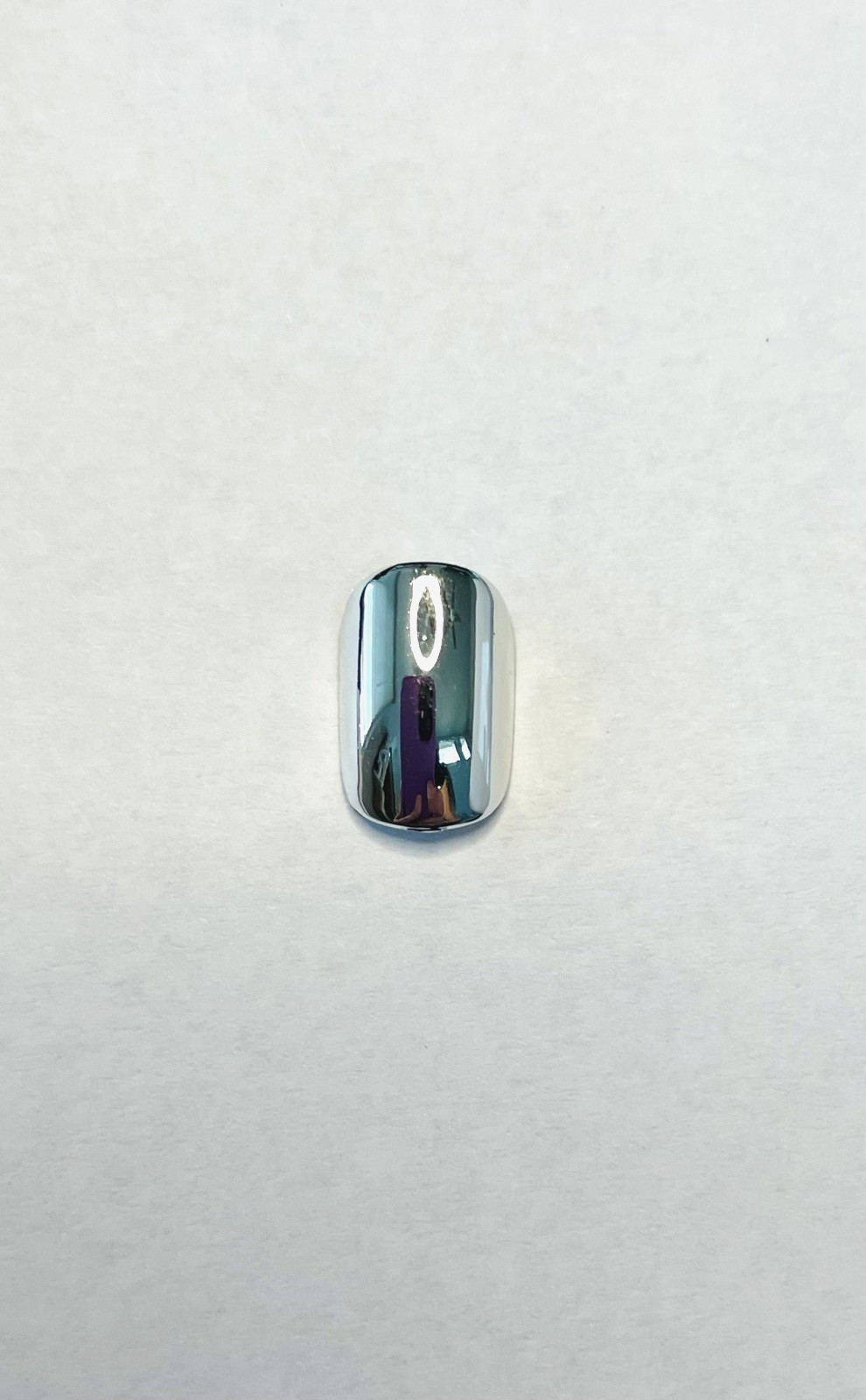 Sage Green Set with Silver Accent Press On Nail