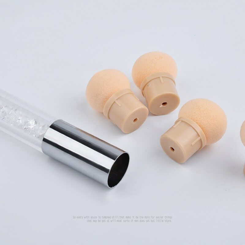 Nail Art Brush 4 Replaceable Sponge Double Head Durable Newest Style Ombre