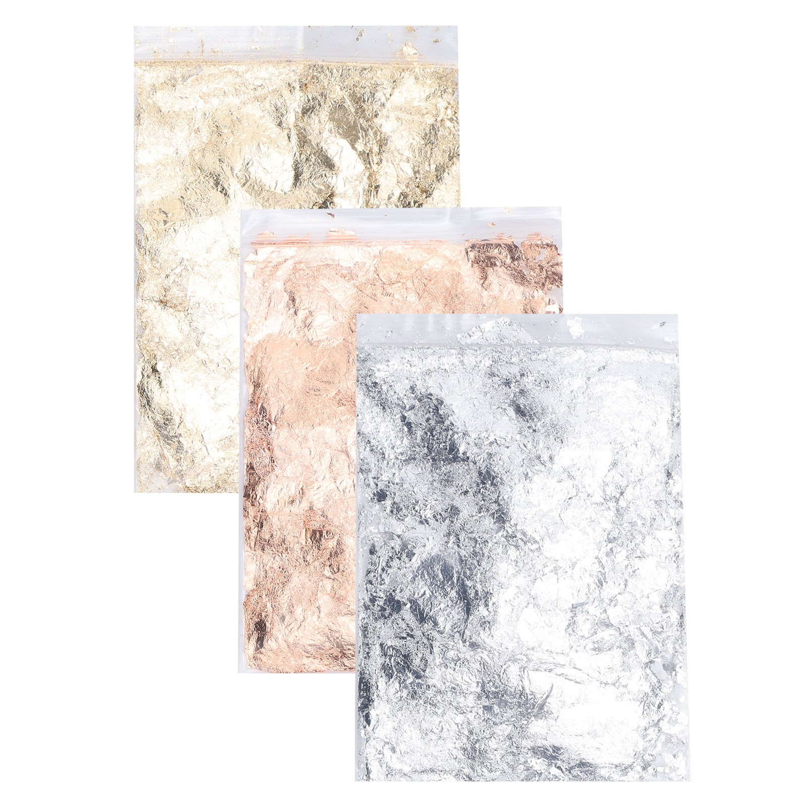 1 Set 3 Colors Foil Flakes Gilding Leaf HandMade Painting Resin Jewelry Craft