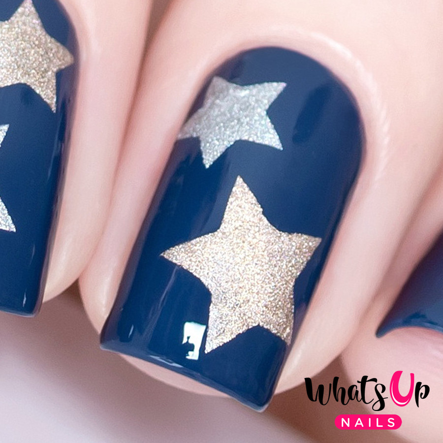 Northern Star Stencils for Nails, Christmas Nails, Nail Art