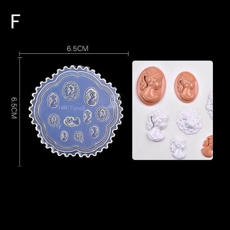3D Nail Art Silicone Mold DIY Tools Stamper Carving Acrylic UV Gel Tips Stamping