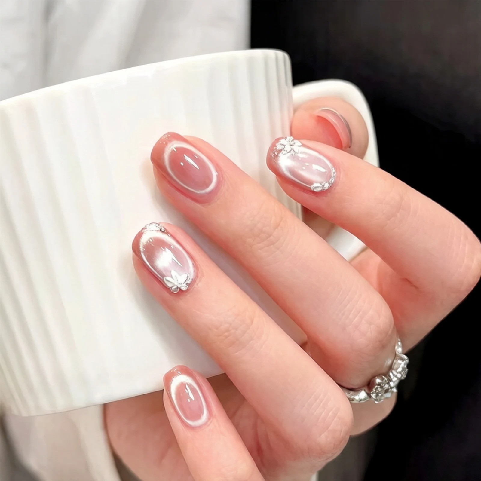 French Nail Art Magnet Double Head 3D Cat Eye Magnetic Manicure Tool