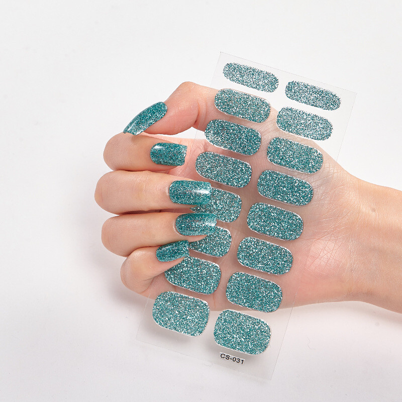 Nail Art Stickers Nail Stickers Scallion Powder Nail Stickers Nail Accessories