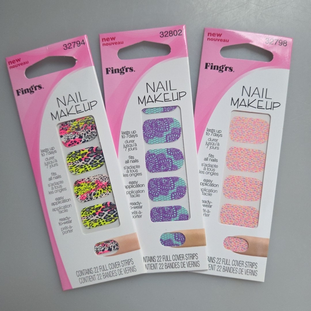 FING’RS NEW Nail Art Stickers Sets for 3