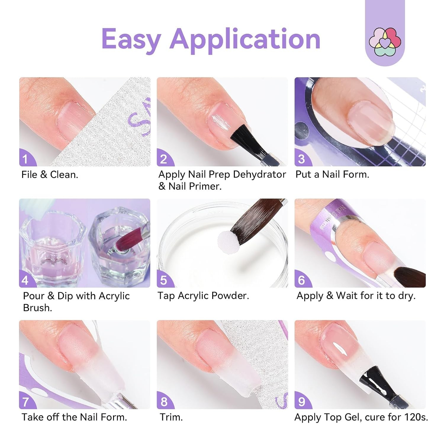 DIY Acrylic Nail Art Kit: 30g Clear Powder & 60ml Monomer, Salon-Quality Results
