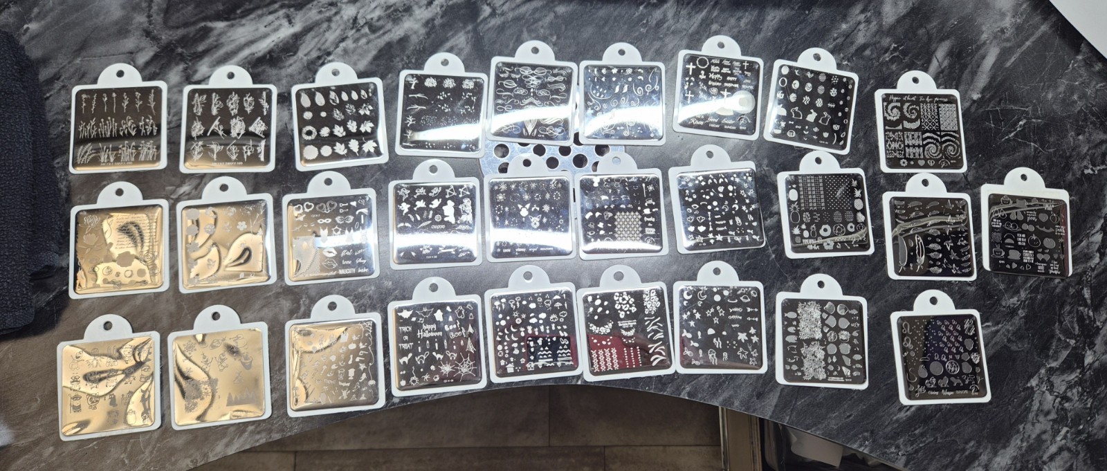 28 Small Nail Stamping Plates – Nail Art