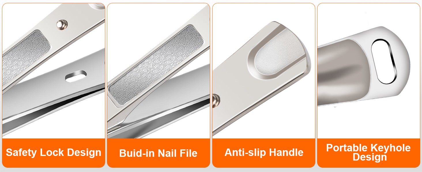 Toe Nail Clippers for Men, Toenail Clippers for Thi Nails for Seniors,