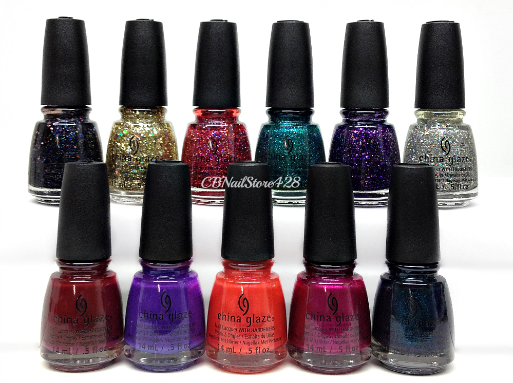 China Glaze Nail Lacquer – CHEERS HOLIDAY Collection – Choose Any Color