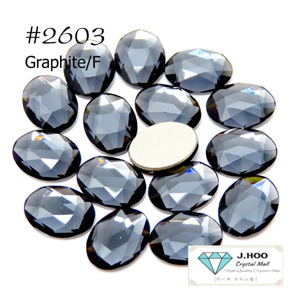 Swarovski 2603 Oval Flat Back 8*6mm (8pcs)