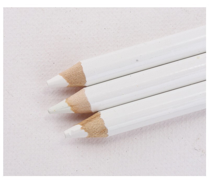 10Pcs Short White Rhinestone Wax Picker Pencil for Nail Art Tool – 9cm/3.54 inch