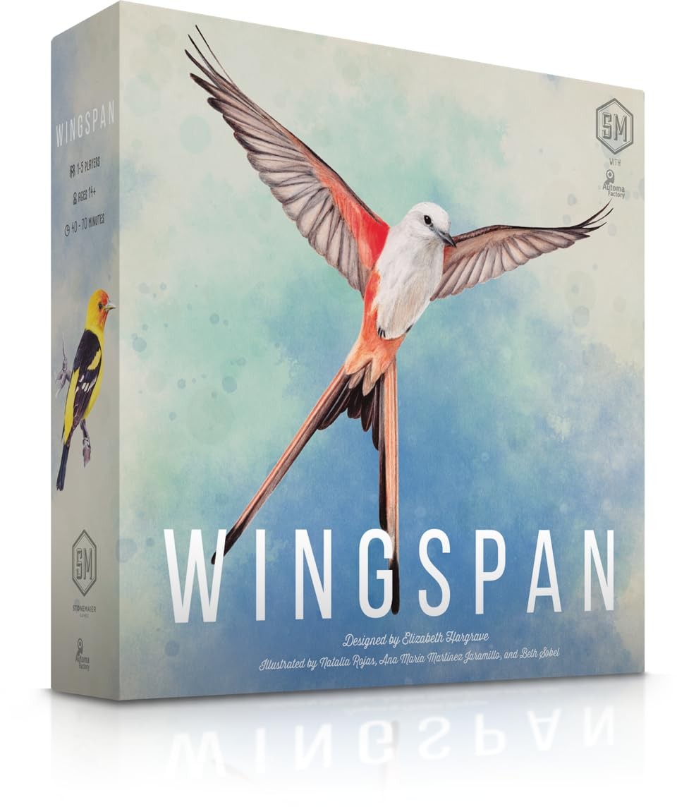 Stonemaier Games: Wingspan (Base Game) by Elizabeth Medium, Mixed Colours