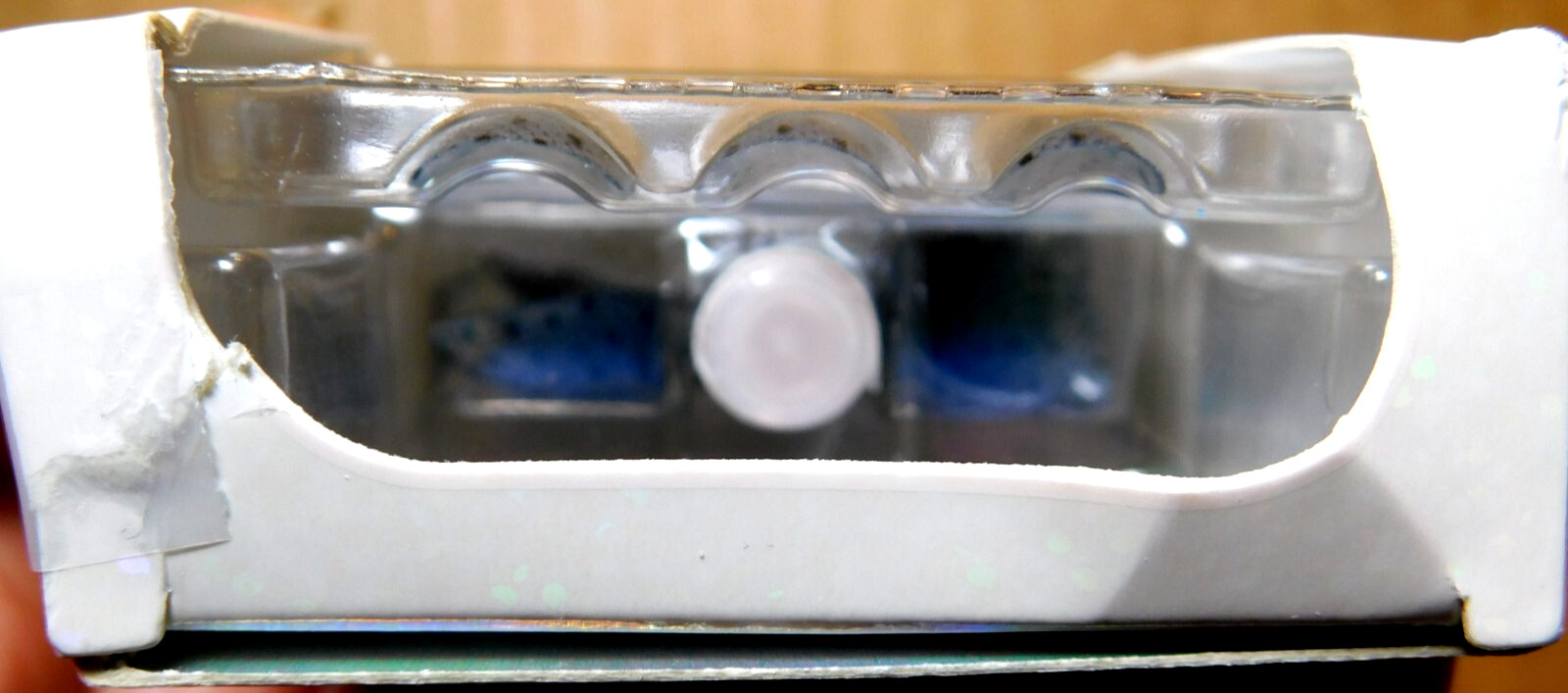 CBI Distributing Corp.~Icing 24 Faux Nails Vegan OA.AN Clear & Black Webs & Dots