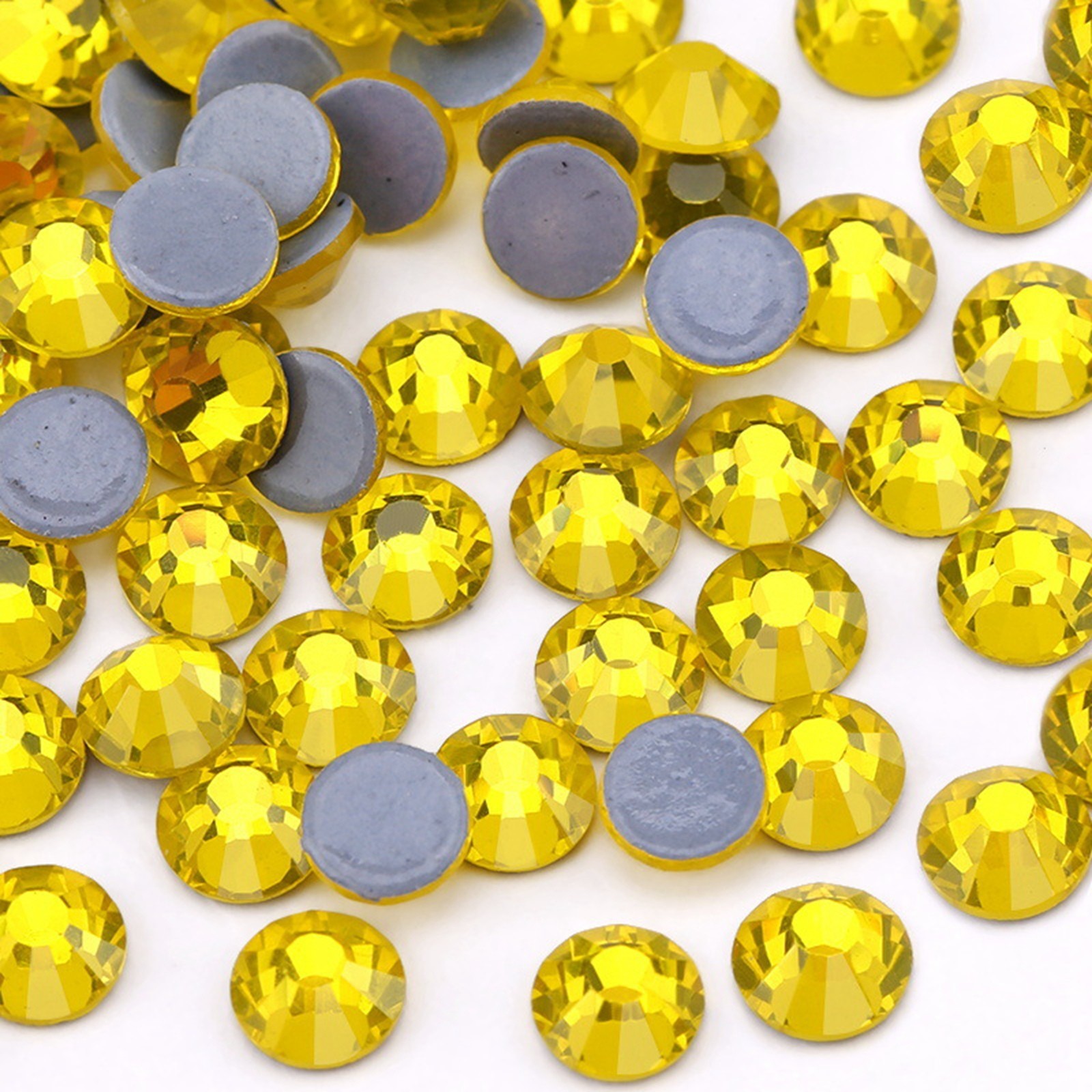 1440pcs Colour Flatback Crystal Iron On Strass Hotfix Glass Rhinestones Hot Fix