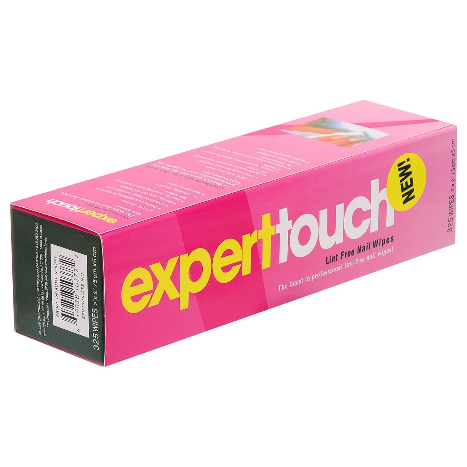 960 Alcohol-Free Lint-Free Nail Wipes with Pump Dispenser and Cuticle Pusher