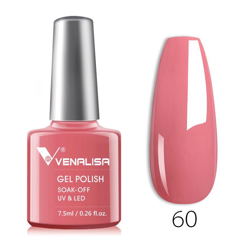 VENALISA Elegance Starts Here GEL NAILS SYSTEM – 12-Piece (701, 702, 58, 60)