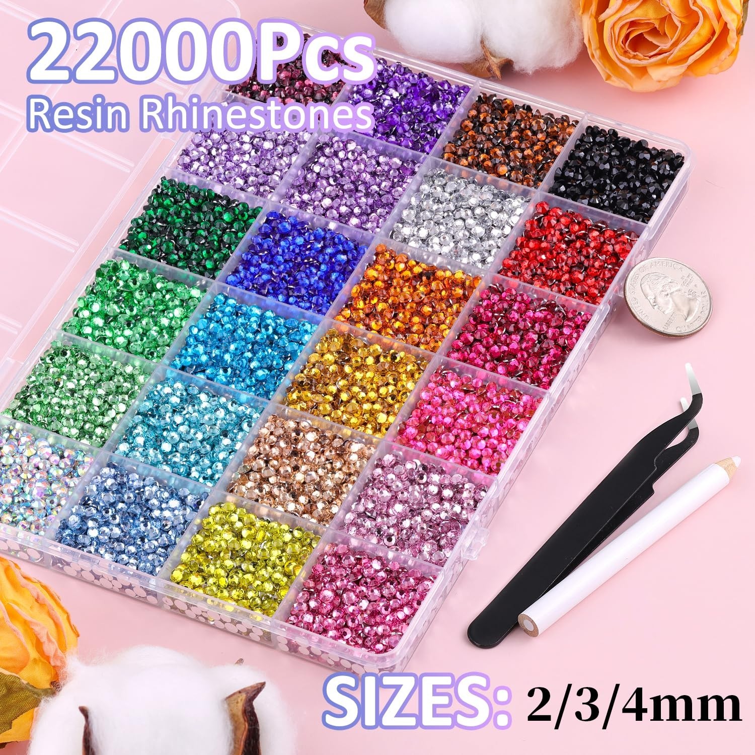 Ultimate Rhinestone Bedazzler Kit: 11000 Gems & B7000 Glue for Creative Projects