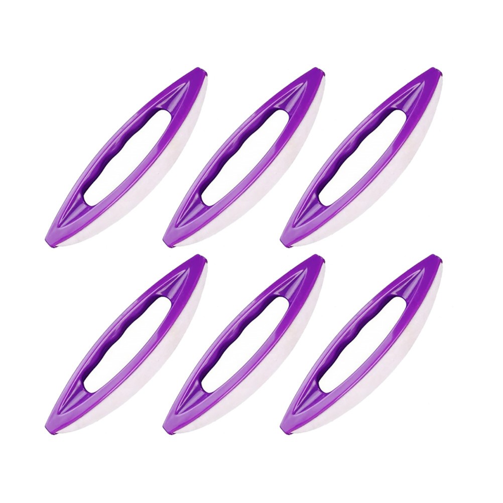 6Pcs Nail Art Brush Polishing Tool for Natural and False Nails