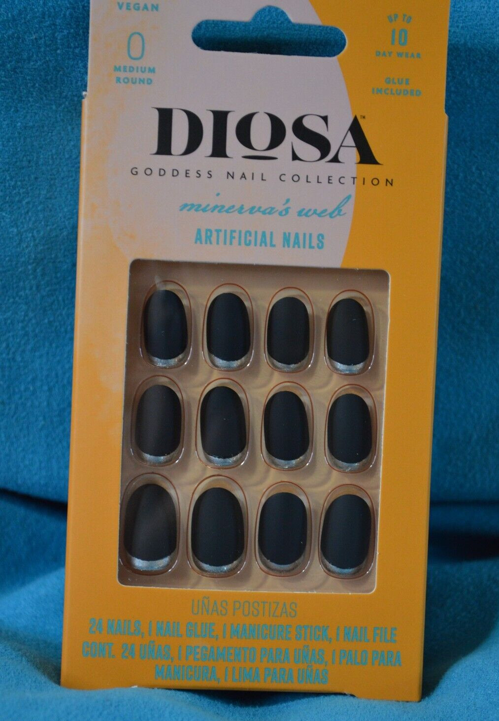 DIoSSA Goddess Artificial Nail Collection Minerva’s Web Medium Round Vegan