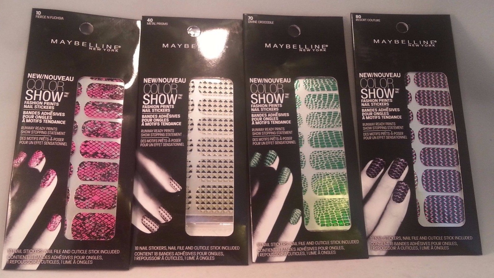 Maybelline Color Show Fashion Prints Nail Stickers BUY 2 GET 2 FREEADD 4 TO CART