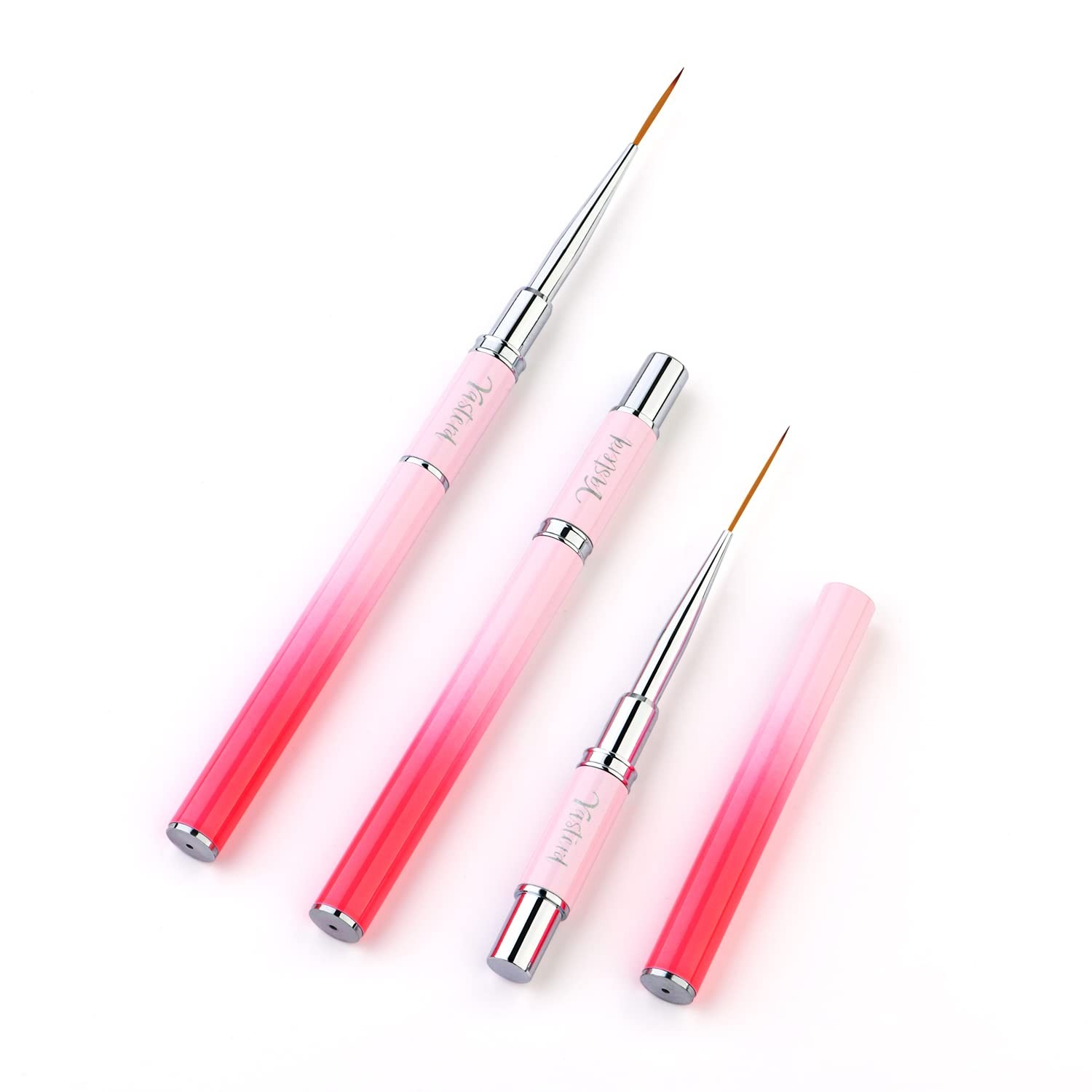 Nail Art Brushes, 5pcs Long Nail Art Line Brushes