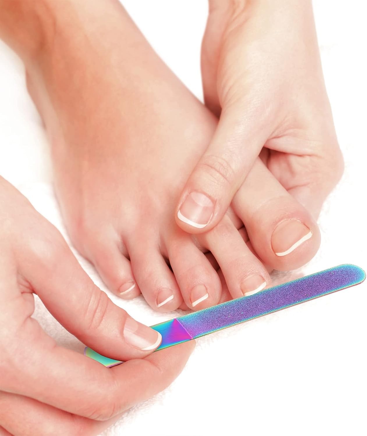 Metal Diond Nail File Set for Women Men Stainl Steel Metal