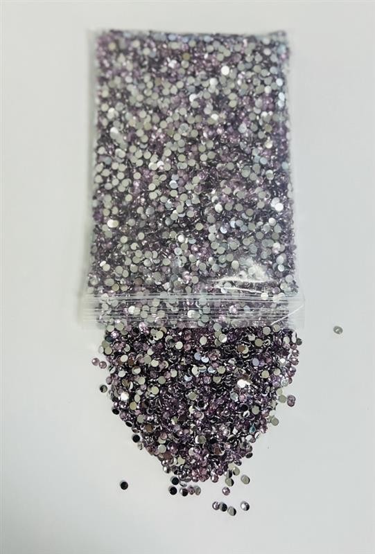 5 Pack Multicolor 3mm Round Flat Back Crystal Resin Rhinestones Crafting Gems