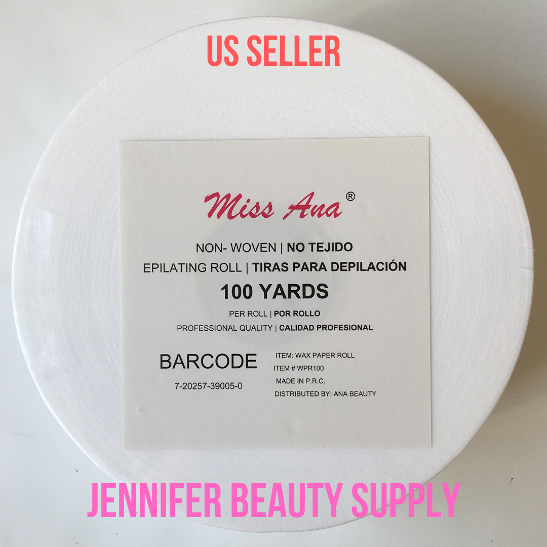 100 YARDS HAIR REMOVAL DEPILATORY NON-WOVEN EPILATOR WAX STRIP PAPER ROLL | USA