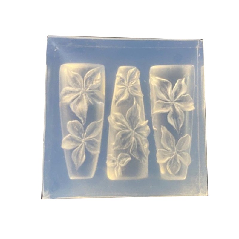Lily Flower Nail Design Nail Art Silicone Molds Nail Supplies Nail Accessories