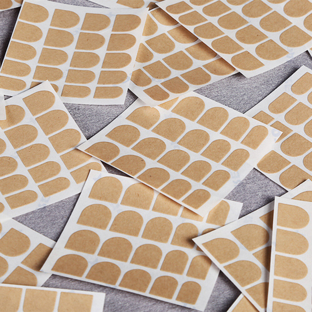 50 Sheets Adhesive Nail Tabs Fake Tips Long-lasting Stickers DIY False Nails