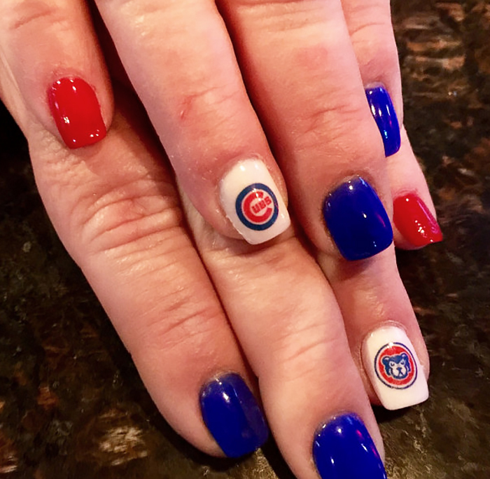Chicago Cubs Nail Art Stickers Transfers Decals Set of 56 – A1333