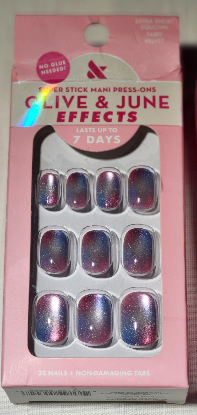 6 Different Press-On Nails Kits – 3 Olive & June and 3 imPRESS (BRAND NEW)