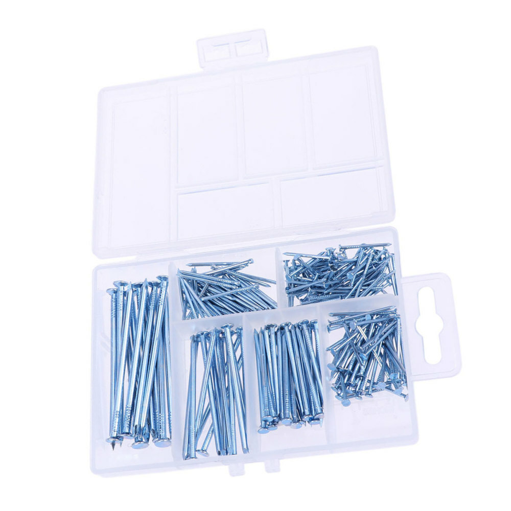 picture hanging hardware Brad Nails Assortment 280 in 1 Zinc Plated Nails