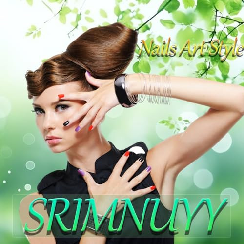 Coffin Press on Nails Medium Green French Tip False Nails with White Flower