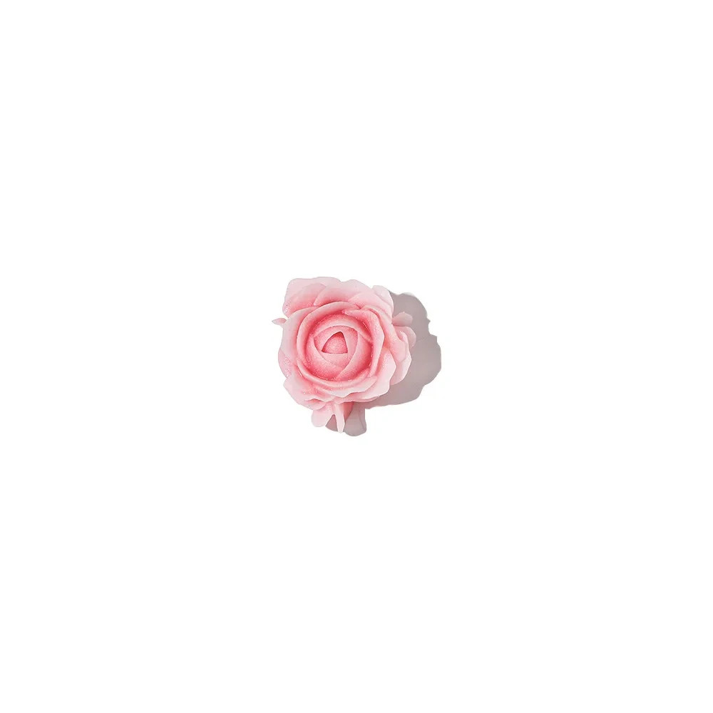 30pcs 3D Mixed Size Pearl Resin Flower Rose Nail Charms Pink Rose Red Nail Art
