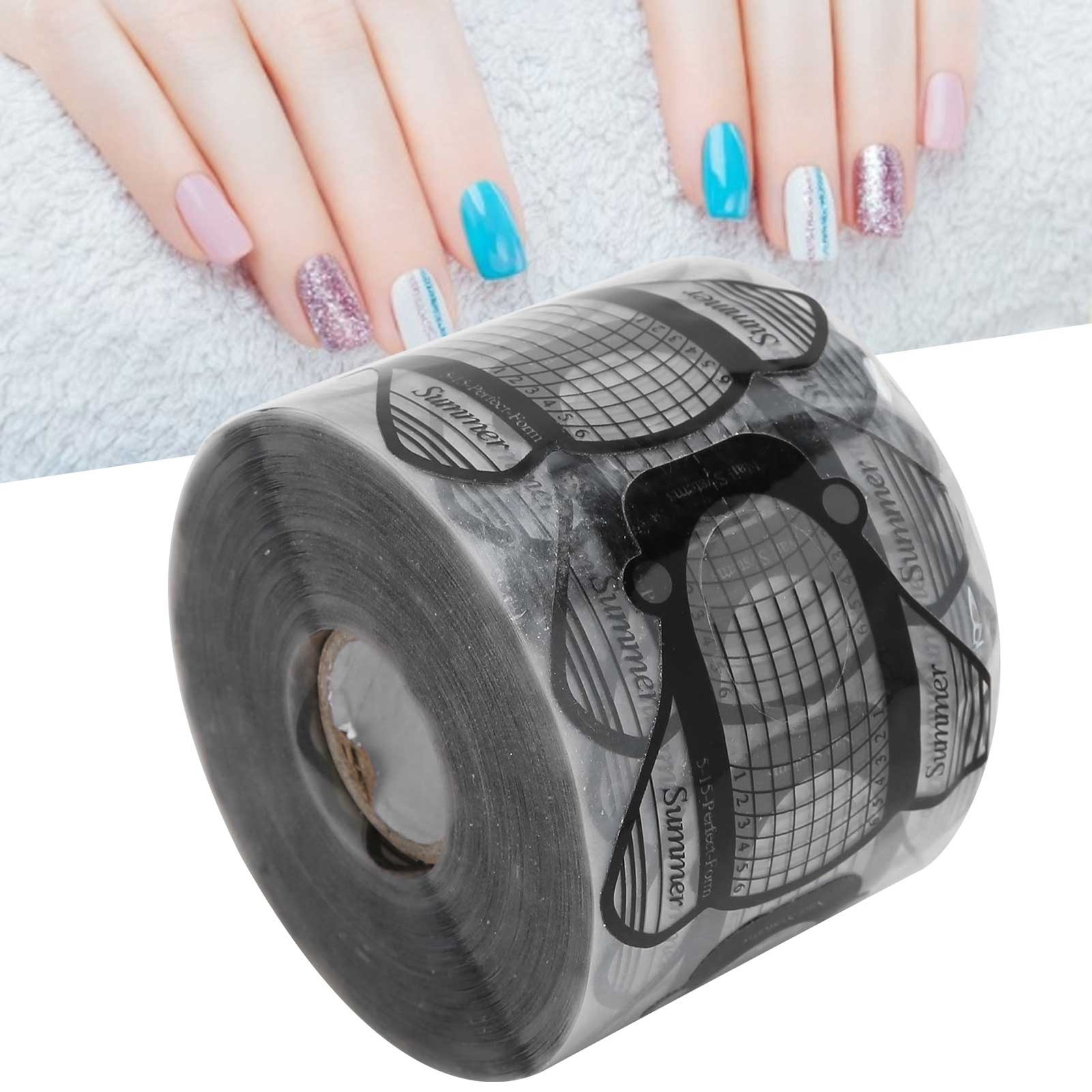 500pcs Nail Forms Durable Self‑Adhesive Extension Sticker For Nail Art