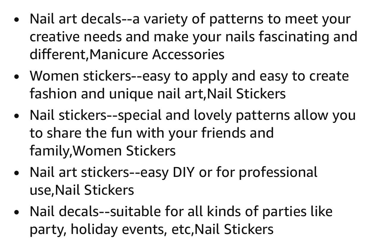 Nail Stickers Nail Art Decals 24pcs Set Watercolor Floral Manicure