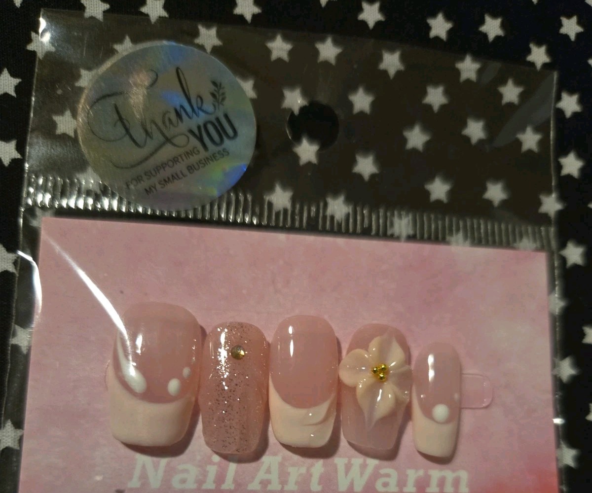 French Design “Unbranded” Press On Nails Size S