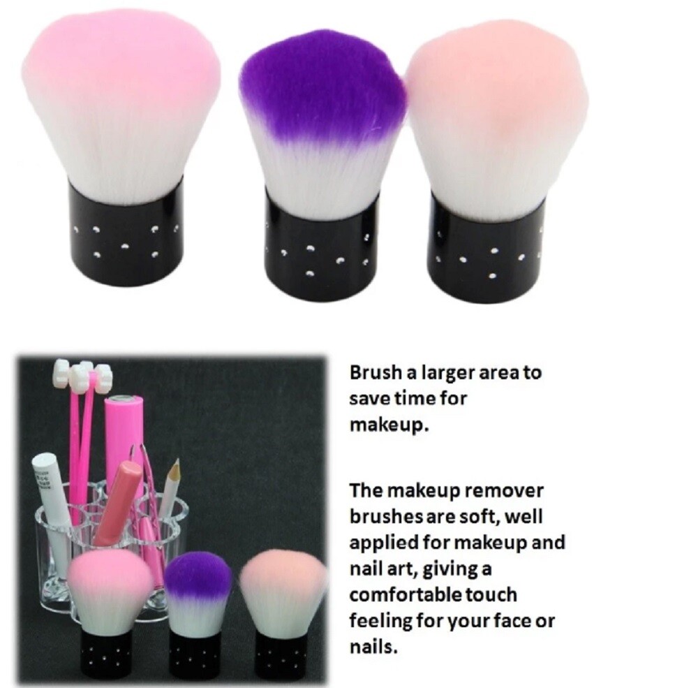 Nail Dust Brush Set – Acrylic & UV Gel Powder Art Remover, Cleaner Brushes