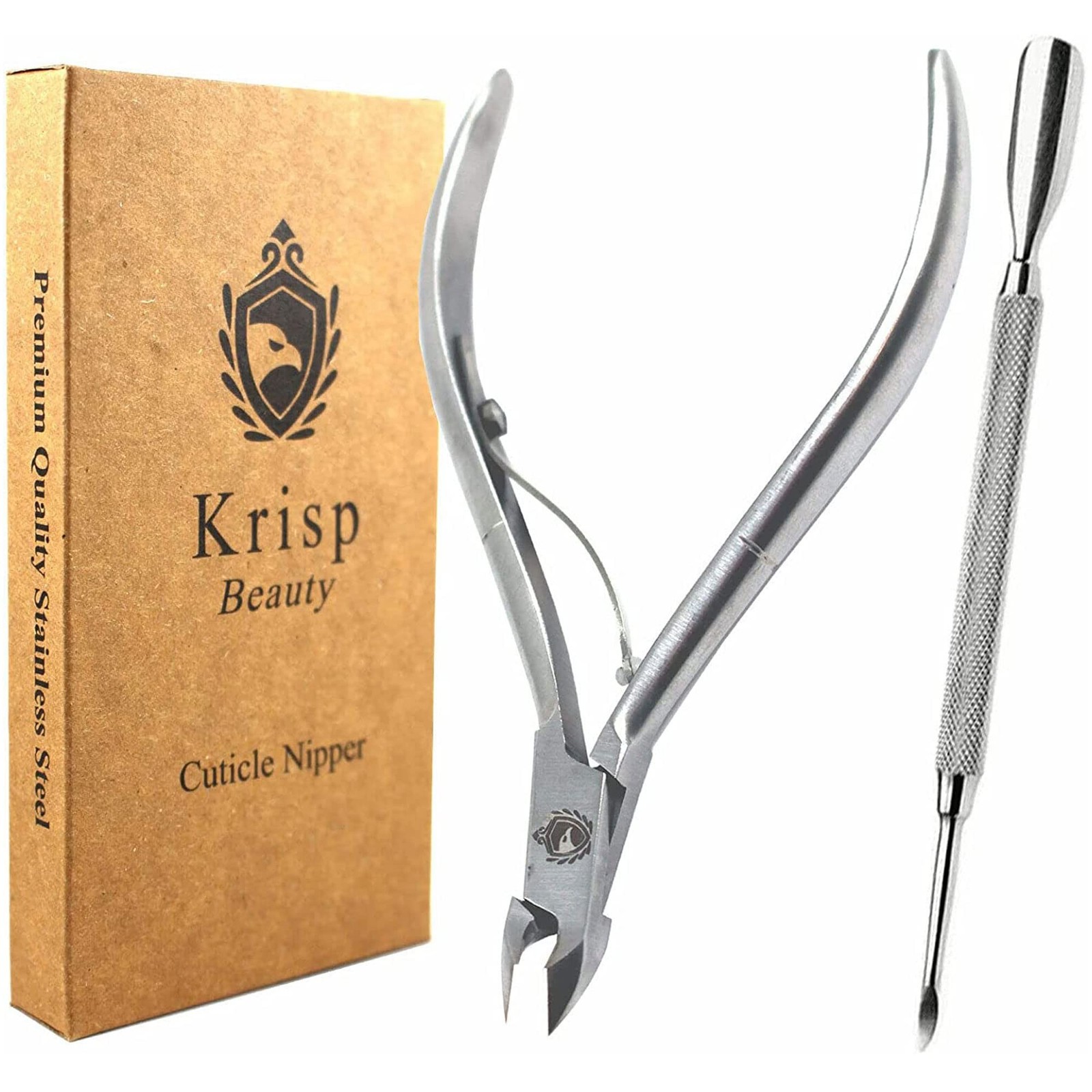 Cuticle Trimmer – Professional Nail Cuticle Nippers Cuticle Pusher Cuticle Cu…