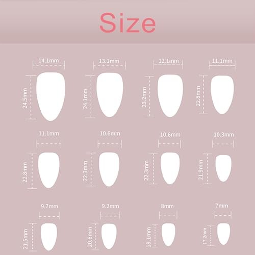 3D Pink Bow Press on Nails Medium Almond Fake Nails White French Tip with Bow
