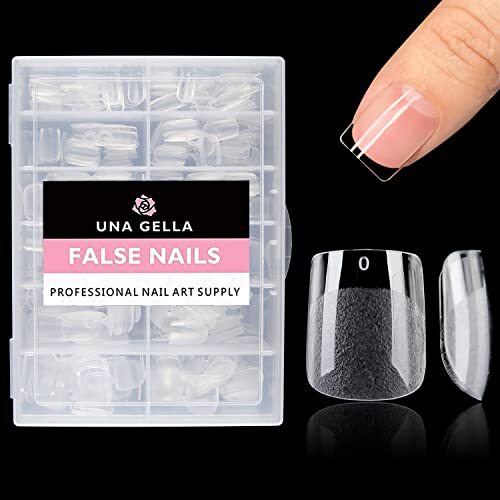 Extra Short Square Fake Nails XS 216pcs Pre-shape Extra Short XS Straight