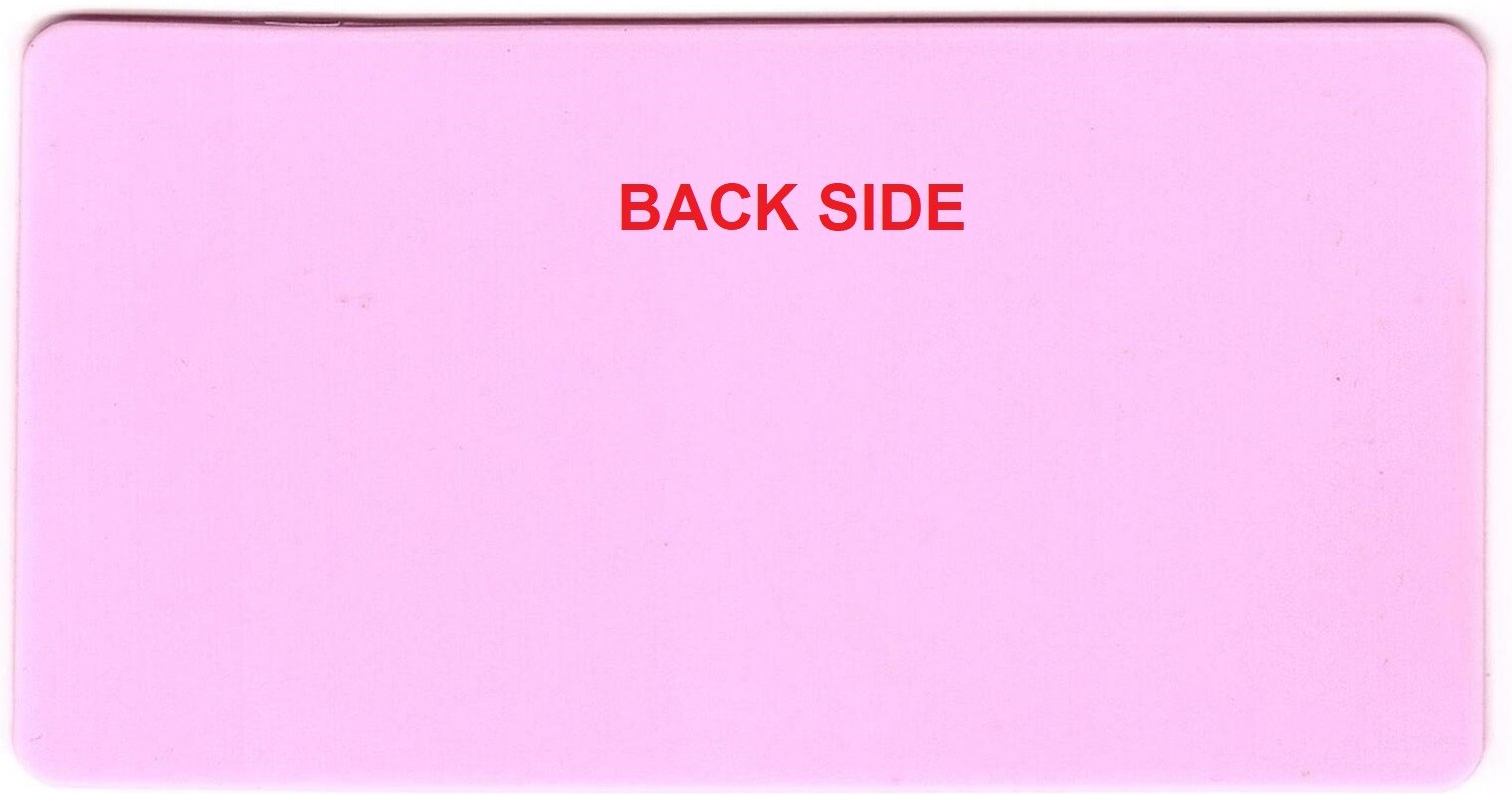 Nail Art Stamping Image Plates Stencil with Pink Holder