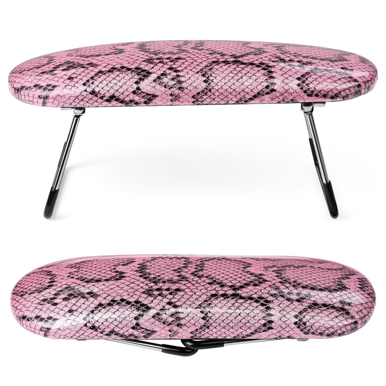 Professional Nail Hand Rest Stand Foldable PU Leather High-Density Sponge Nail A
