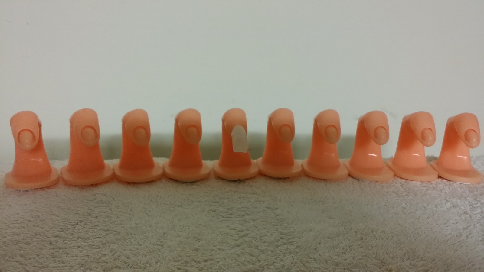 NAIL ART DISPLACE, NAIL ARTS DECORATION STAND, or PRACTICE, Set of 10, US Seller