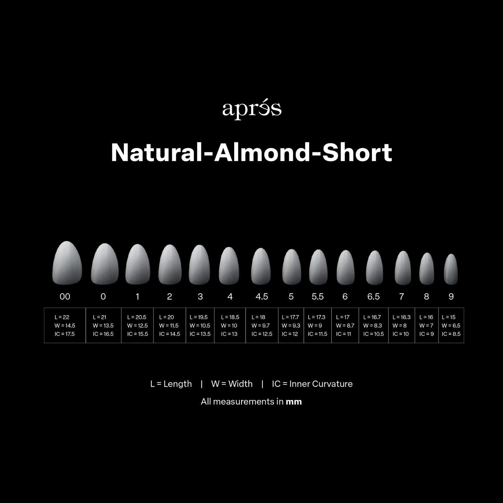 apres Gel-X Ombre Natural Almond Short (Box of 210 Tips)
