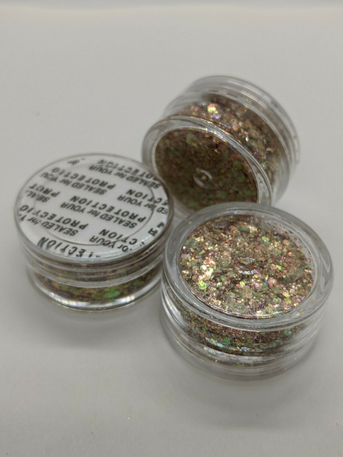 Iridescent & Holographic Glitter Mixes Pink/Blue/Bronze/White Nail Art UK Seller